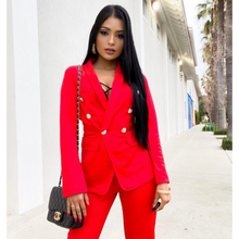 Load image into Gallery viewer, Sophie Red Pant Suit
