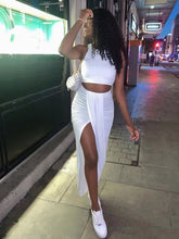 Load image into Gallery viewer, KARLA Crop Top Skirt Set
