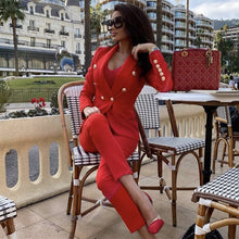 Load image into Gallery viewer, Sophie Red Pant Suit
