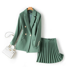Load image into Gallery viewer, Candice Pleated Skirt Suit

