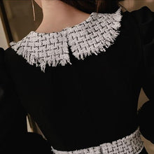 Load image into Gallery viewer, Samantha Black Collared Dress
