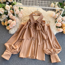 Load image into Gallery viewer, Raja Open Shoulder Blouse
